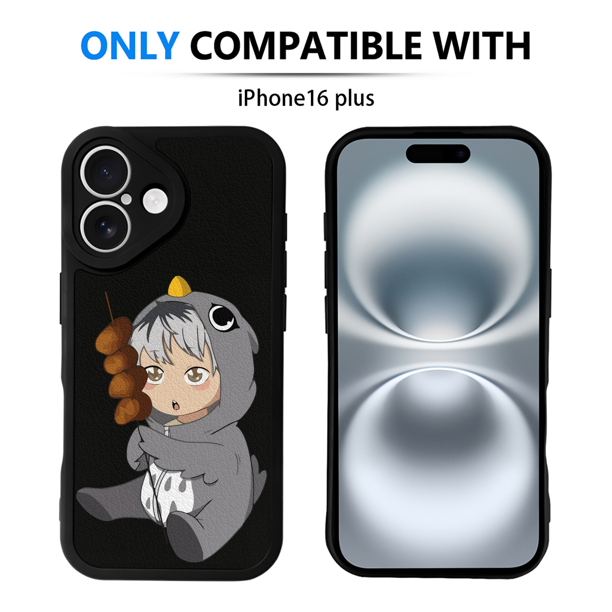 （画像用） ハイキュー!! Haikyu!! 【iPhone 16シリーズ対応】シリコンスマホケース（レザー調） 材質：シリコン